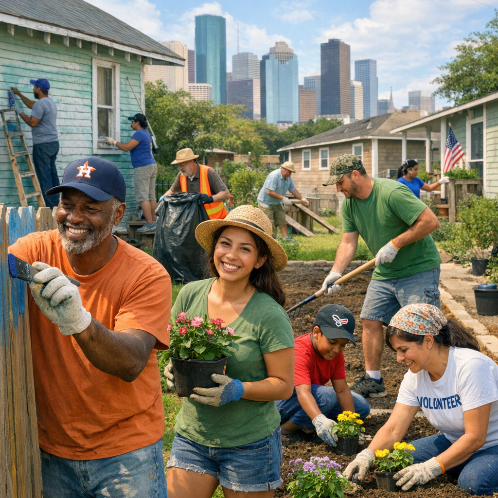 Houston’s Community Initiatives: Building a Brighter Future Together