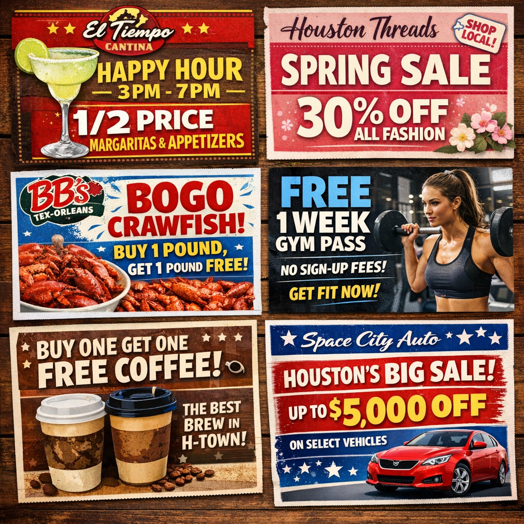Exclusive Deals and Promotions from Houston’s Local Businesses